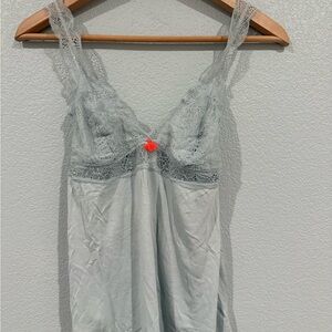 Eberjey Gray Lace Camisole Intimates Sleepwear